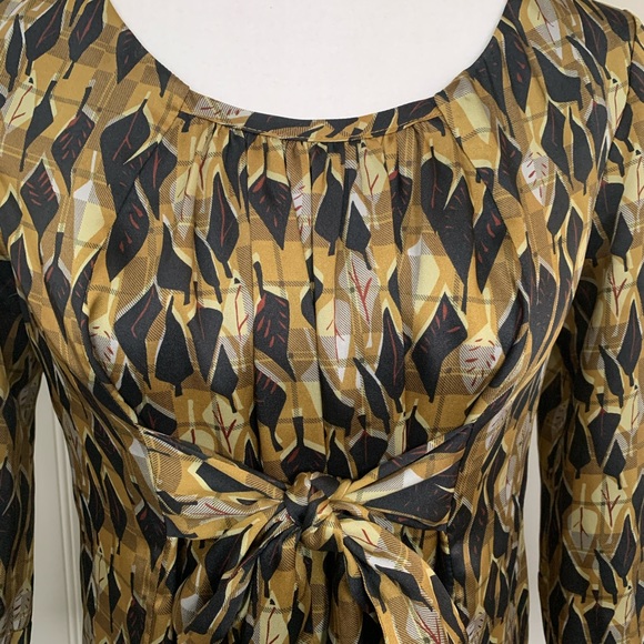 Comrags | Geometric Leaf Print Dress - Picture 1 of 6